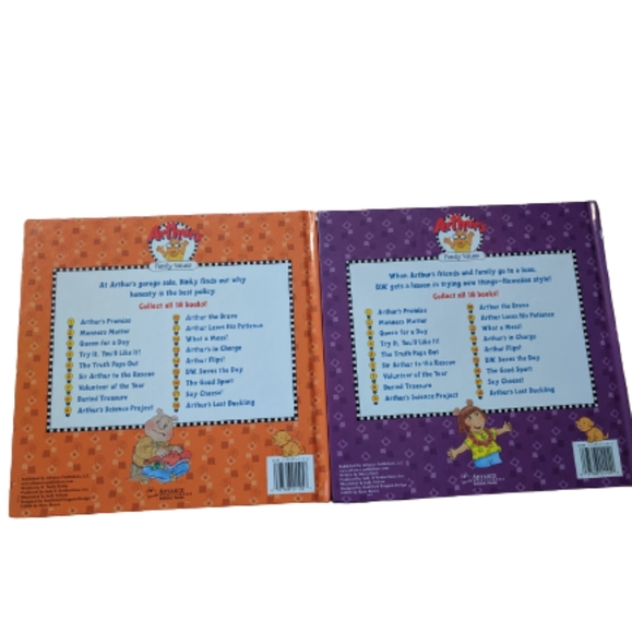 Arthurs Family Values Children Books Lot of 2 Books 4 and 5 - Picture 2 of 14